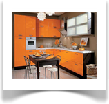 kuchnia orange polysk